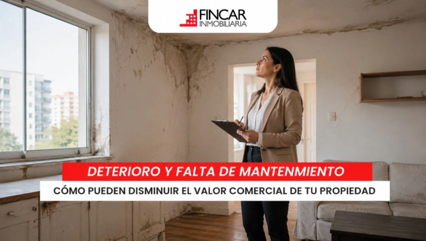 Deterioro y falta de mantenimiento: cómo pueden disminuir el valor comercial de tu propiedad